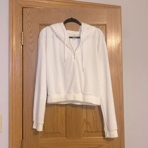 Women's Cropped 1/4 Zip Hoodie